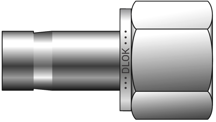 Tube End NPT Female Adapter (For Fractional Tube)